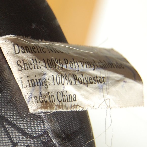 DANIELLE NICOLE  Man made materials Black Hand Bag - No Shoulder Straps - Picture 12 of 16